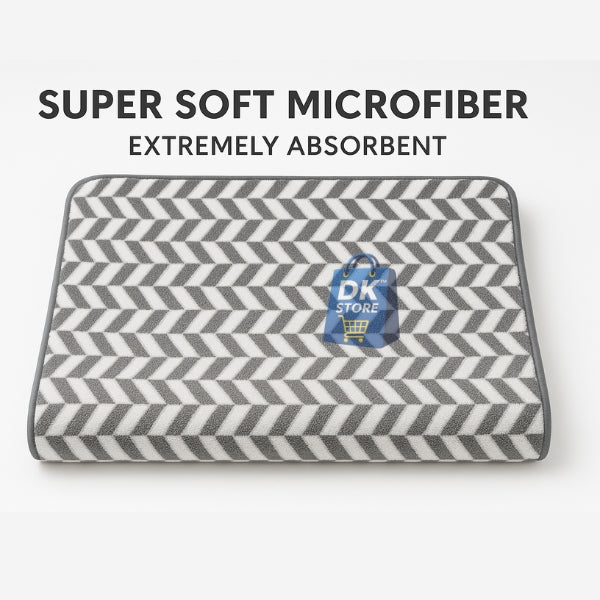 Coral Fleece Bath Towel 55x27in - Super Soft Quick Dry ( Black Color)