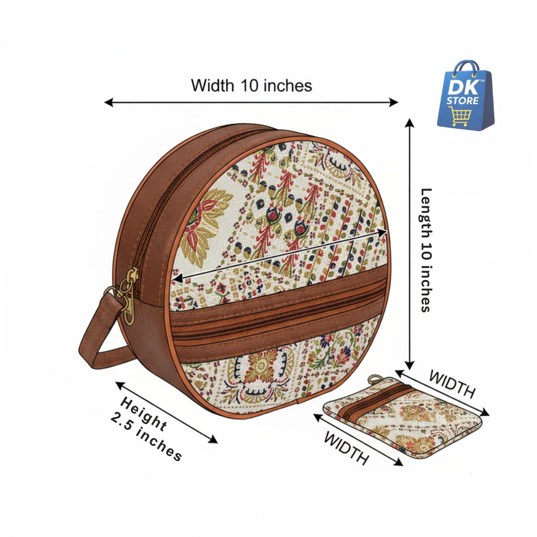 Women's Elegant Shoulder Handbag - Premium PU Leather Tote Bag with Zipper | Ladies Fashion Purse for Office & Daily Use