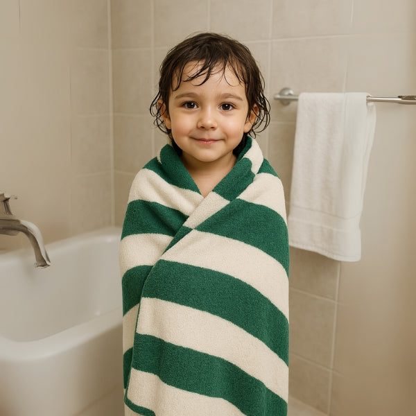 Coral Fleece Bath Towel 55×27 in (140×70 cm) – Super Soft & Quick Dry (Pack of 6) Multi Colour - DK Store