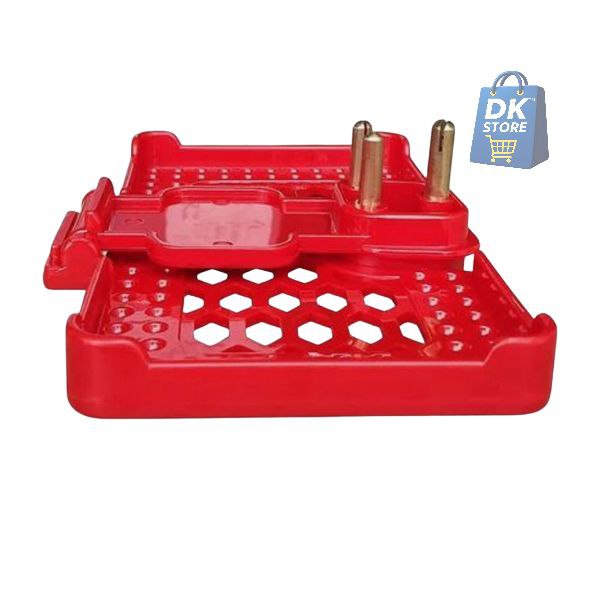 DK Store Foldable Strong Plastic Brass Pins Mobile Holder