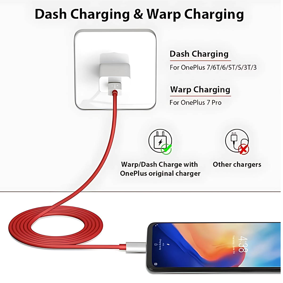 65W Rocket Type-C Cable WR-501 Fast Charging 1.8 Meter Red USB-C Data