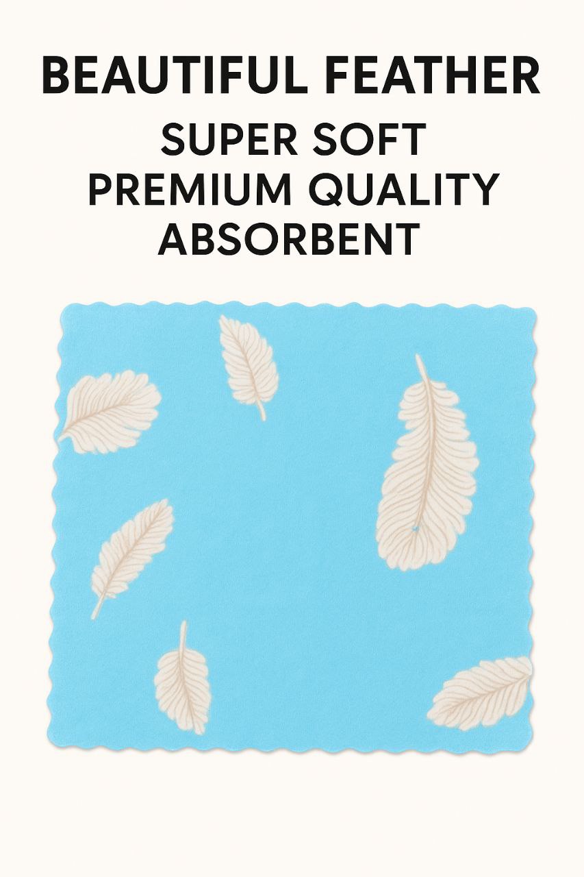 Multicolor Floral Handkerchief for Women & Kids β Microfiber Face Towel / Cleaning Cloth (24Γ24 cm in & 9.5Γ9.5 in) Multi Colour (Pack of 6) - DK Store