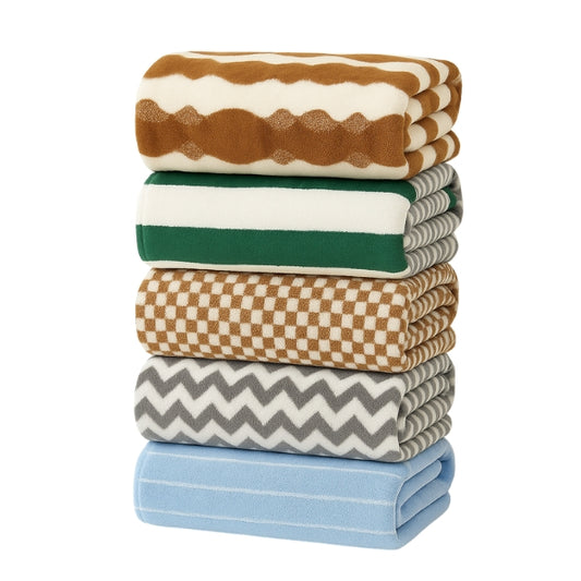 Coral Fleece Bath Towel 55×27 in (140×70 cm) – Super Soft & Quick Dry Multi Colour - DK Store