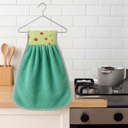 Microfiber Hanging Kitchen Towel with Loop – 38×28 cm (Multi-Color) - DK Store