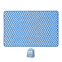 Coral Fleece Bath Towel 55x27in - Super Soft Quick Dry (Blue Color)