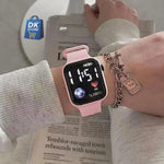 Kids Sport Watch LED Digital - Luminous Waterproof Silicone Strap Watch for Boys Girls | Children Sports Wrist Watch