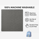 Coral Fleece Bath Towel 55x27in - Super Soft Quick Dry ( Black Color)