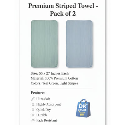 Coral Fleece Bath Towel 55x27in - Super Soft Quick Dry ( Teal Green Light Blue Color)