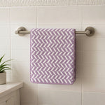 Coral Fleece Bath Towel 55x27in - Super Soft Quick Dry (Purple Color)