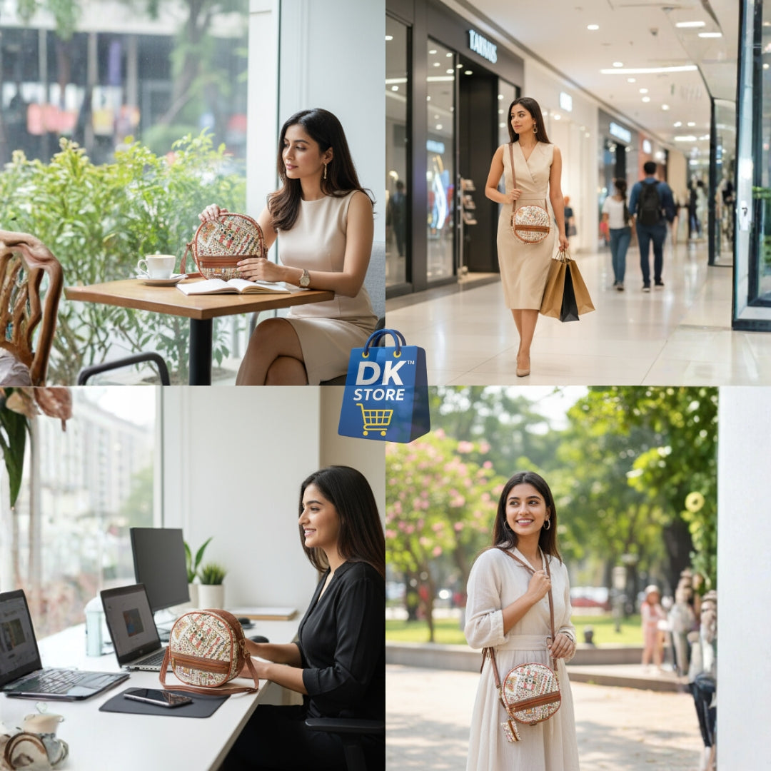 Women's Elegant Shoulder Handbag - Premium PU Leather Tote Bag with Zipper | Ladies Fashion Purse for Office & Daily Use