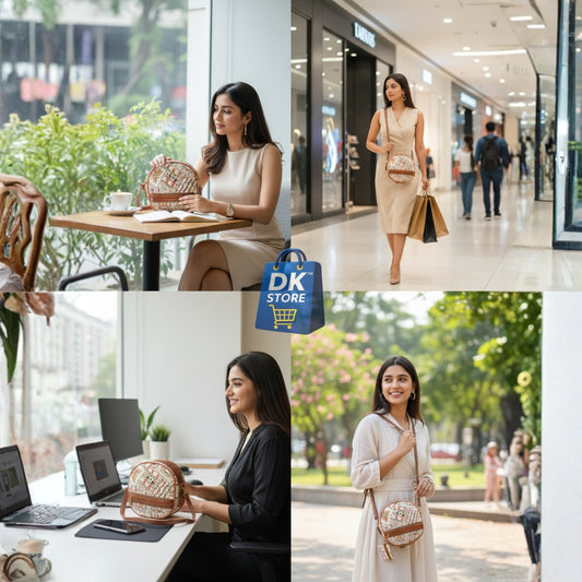 Women's Elegant Shoulder Handbag - Premium PU Leather Tote Bag with Zipper | Ladies Fashion Purse for Office & Daily Use