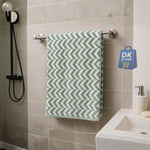 Coral Fleece Bath Towel 55x27in - Super Soft Quick Dry (Green Color)