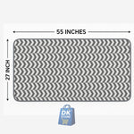 Coral Fleece Bath Towel 55x27in - Super Soft Quick Dry ( Black Color)