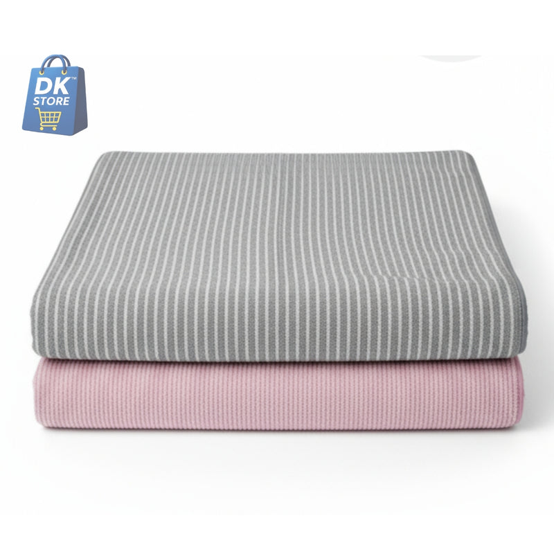 Coral Fleece Bath Towel 55x27in - Super Soft Quick Dry ( Grey,Pink Color)