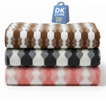 Coral Fleece Bath Towel 55x27in - Super Soft Quick Dry ( Brown, Black, Pink Color)