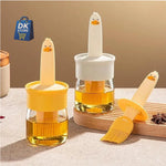 250ml Oil Dispenser Bottle - Glass Cooking Oil Container with Pourer | Kitchen Oil Vinegar Dispenser Leak Proof