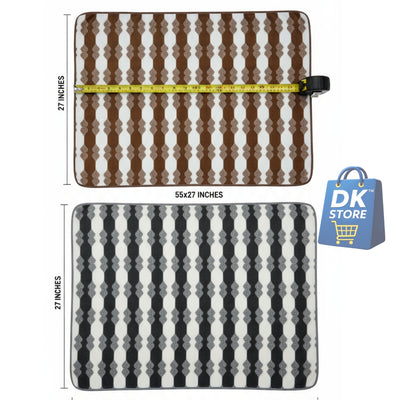 Coral Fleece Bath Towel 55x27in - Super Soft Quick Dry ( Brown, Black Color)