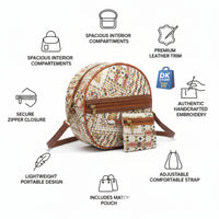 Women's Elegant Shoulder Handbag - Premium PU Leather Tote Bag with Zipper | Ladies Fashion Purse for Office & Daily Use