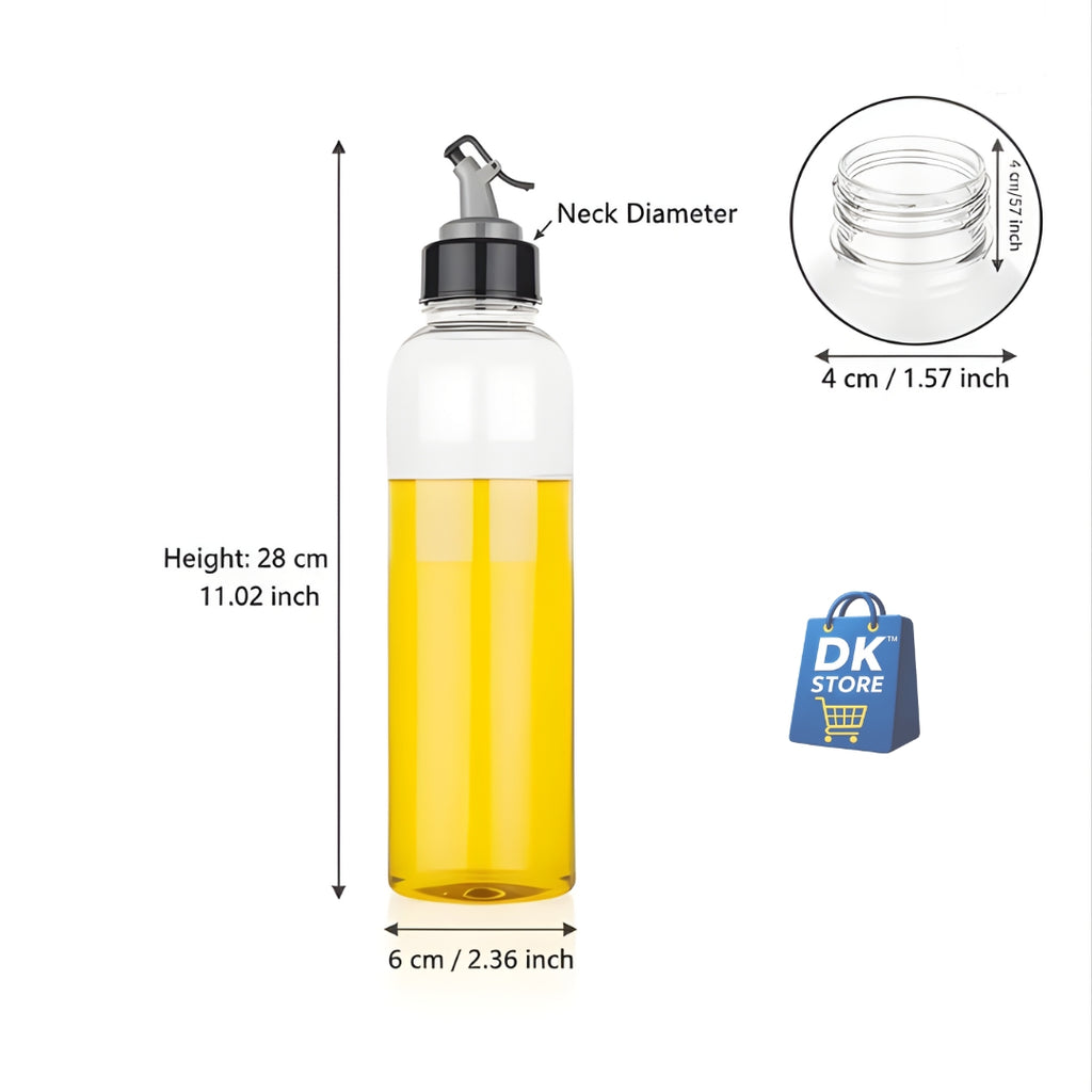 1000ml Glass Oil Dispenser Bottle - Leak Proof Cooking Oil Container with Pourer for Kitchen | Olive Oil Vinegar Dispenser