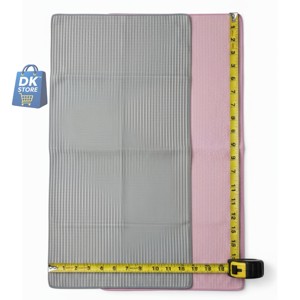 Coral Fleece Bath Towel 55x27in - Super Soft Quick Dry ( Grey,Pink Color)