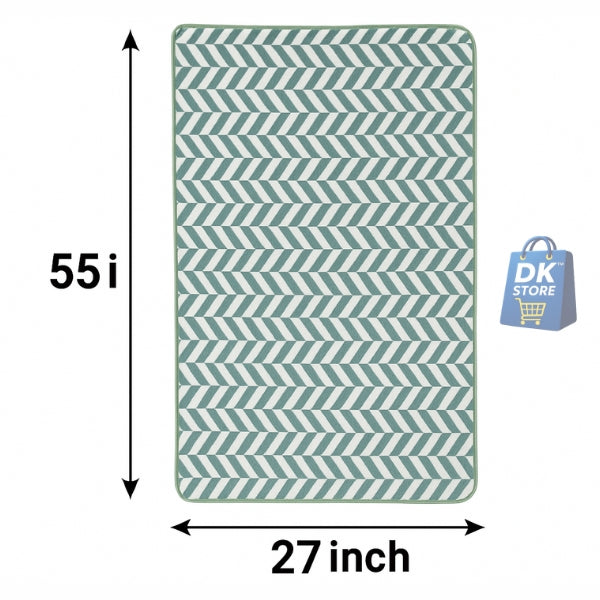 Coral Fleece Bath Towel 55x27in - Super Soft Quick Dry (Green Color)