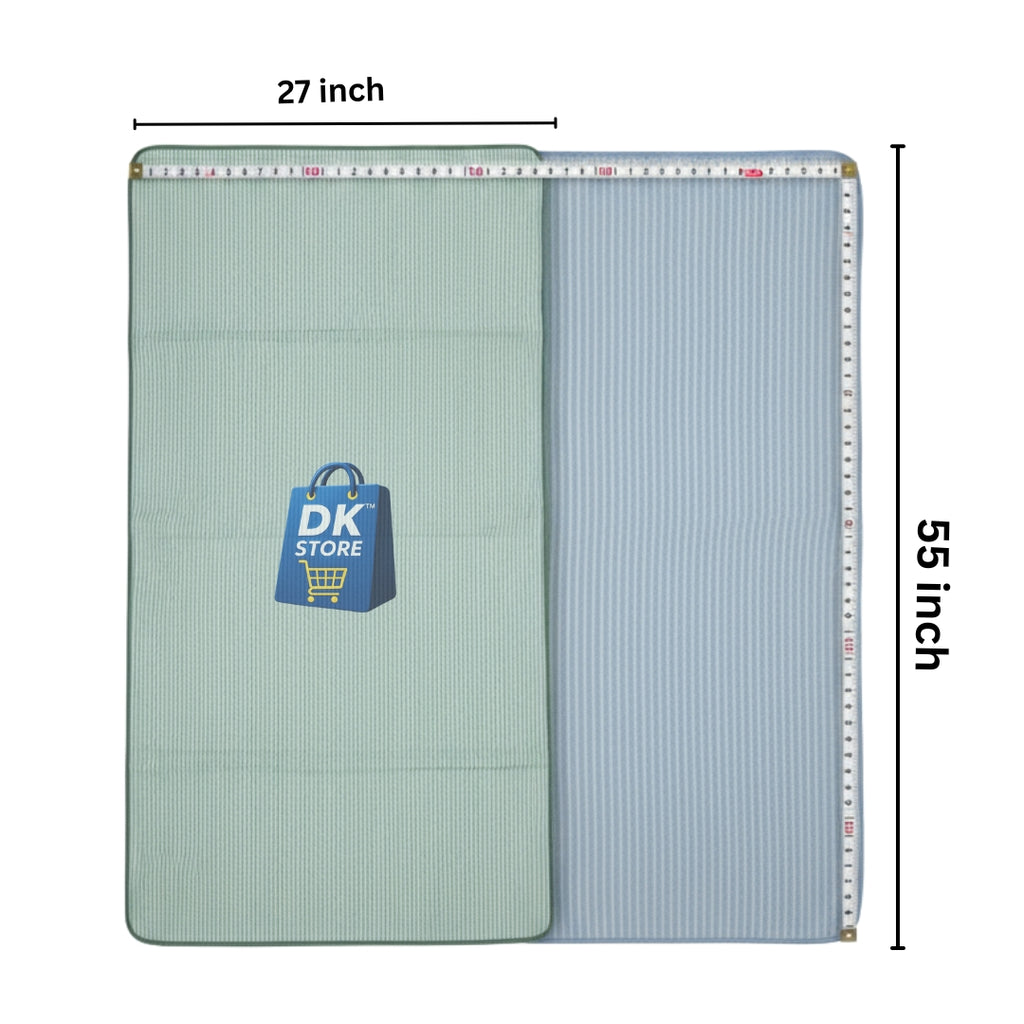 Coral Fleece Bath Towel 55x27in - Super Soft Quick Dry ( Teal Green Light Blue Color)