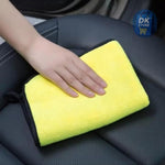 Microfiber Cleaning Cloth 30x40cm - Dual-Sided 600 GSM - Green,Yellow, Navy (Pack of 3)