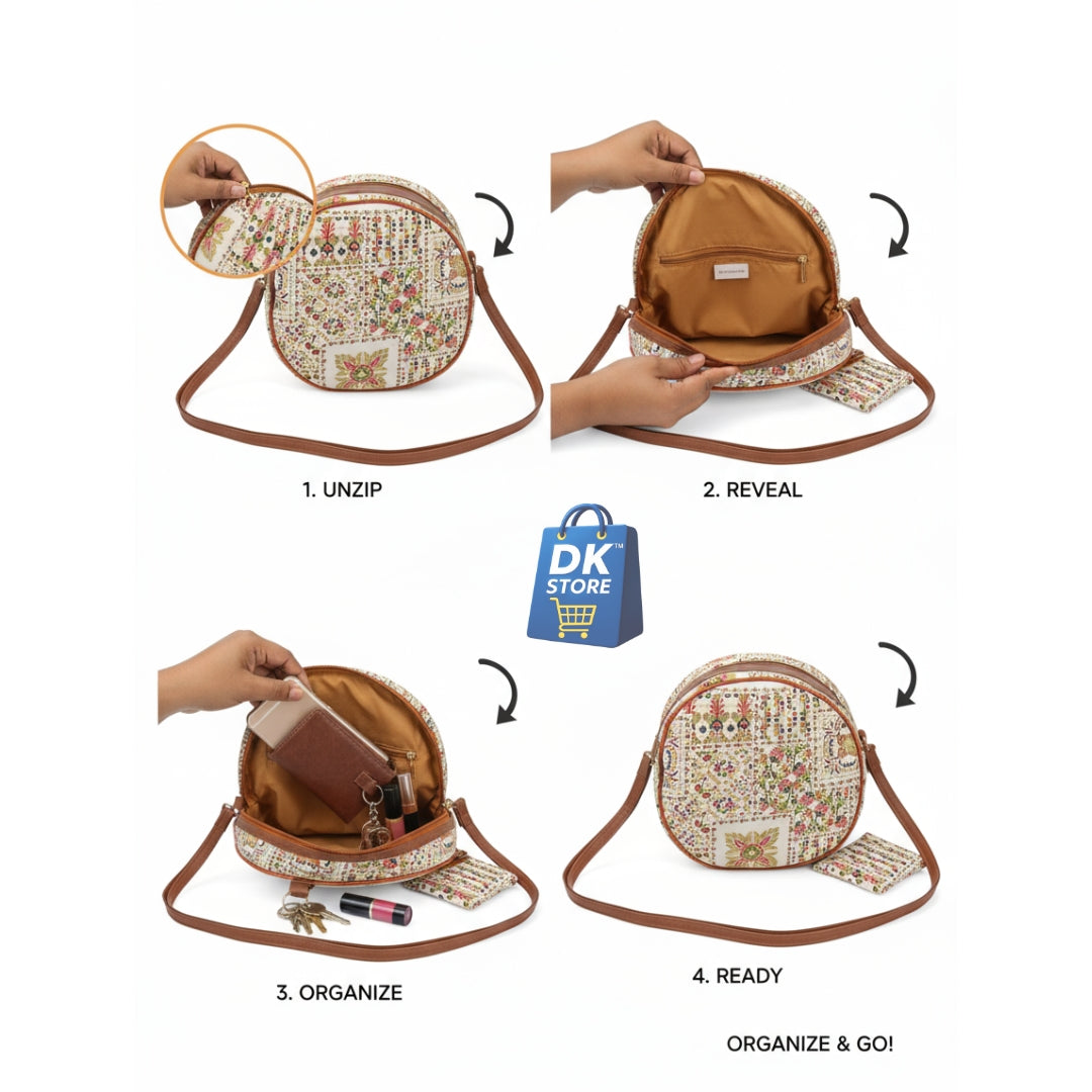 Women's Elegant Shoulder Handbag - Premium PU Leather Tote Bag with Zipper | Ladies Fashion Purse for Office & Daily Use