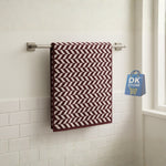 Coral Fleece Bath Towel 55x27in - Super Soft Quick Dry (Maron Color)