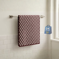 Coral Fleece Bath Towel 55x27in - Super Soft Quick Dry (Maron Color)