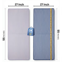 Coral Fleece Bath Towel 55x27in - Super Soft Quick Dry ( Light Purple, Navy Blue Color)