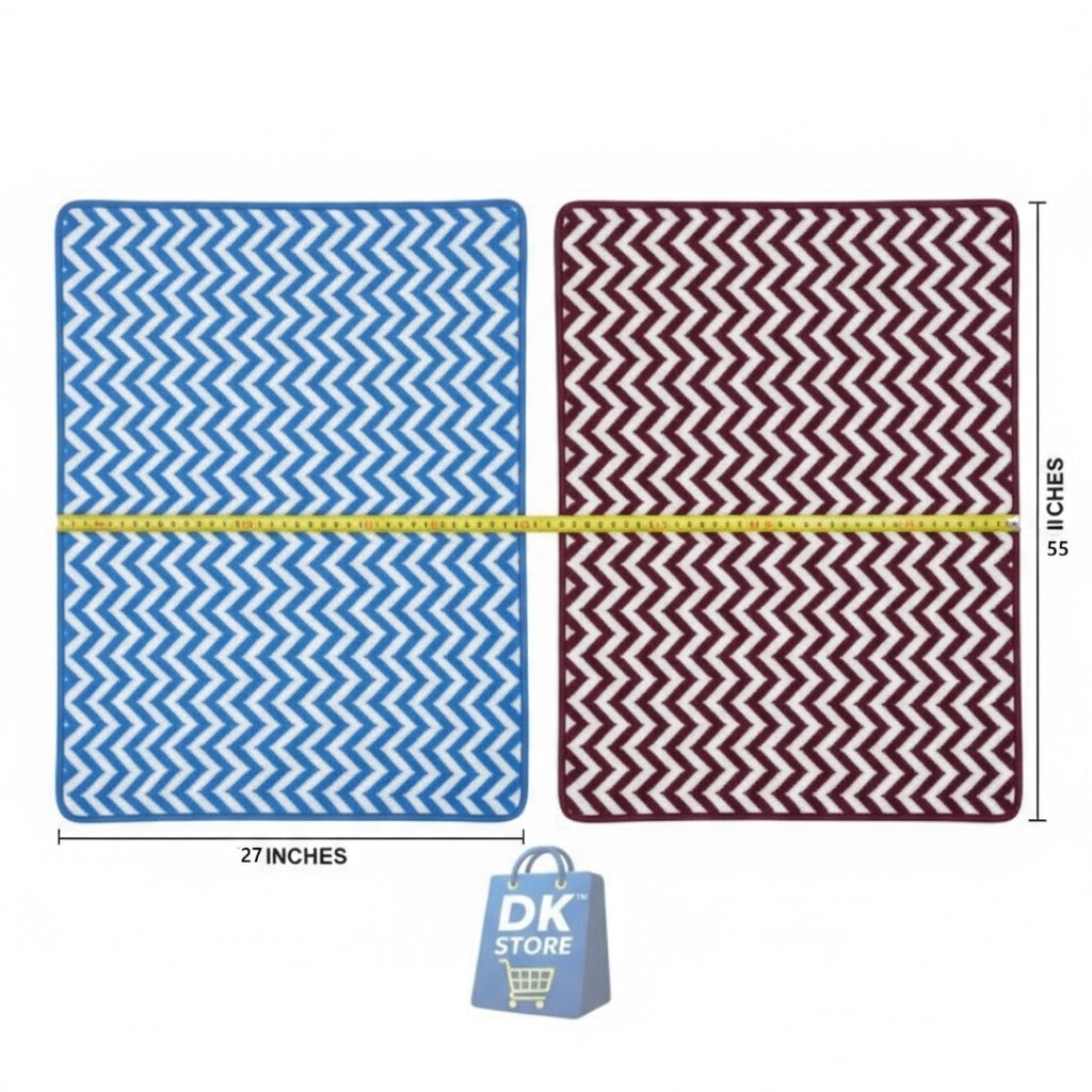 Coral Fleece Bath Towel 55x27in - Super Soft Quick Dry ( Blue, Maron Color)