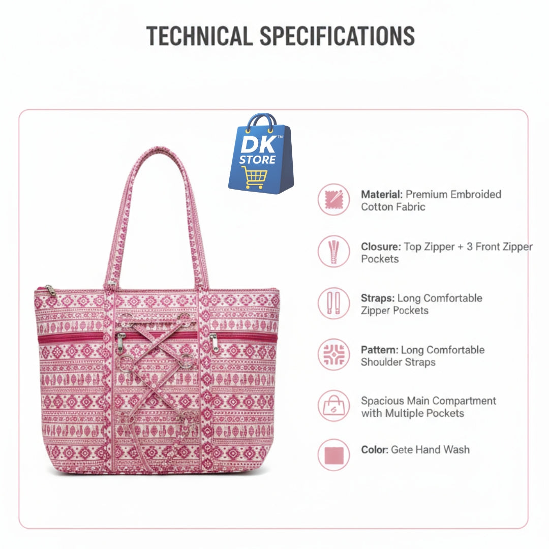 Women's Stylish Shoulder Handbag - Premium Quality Tote Bag with Multiple Compartments | Ladies Fashion Purse