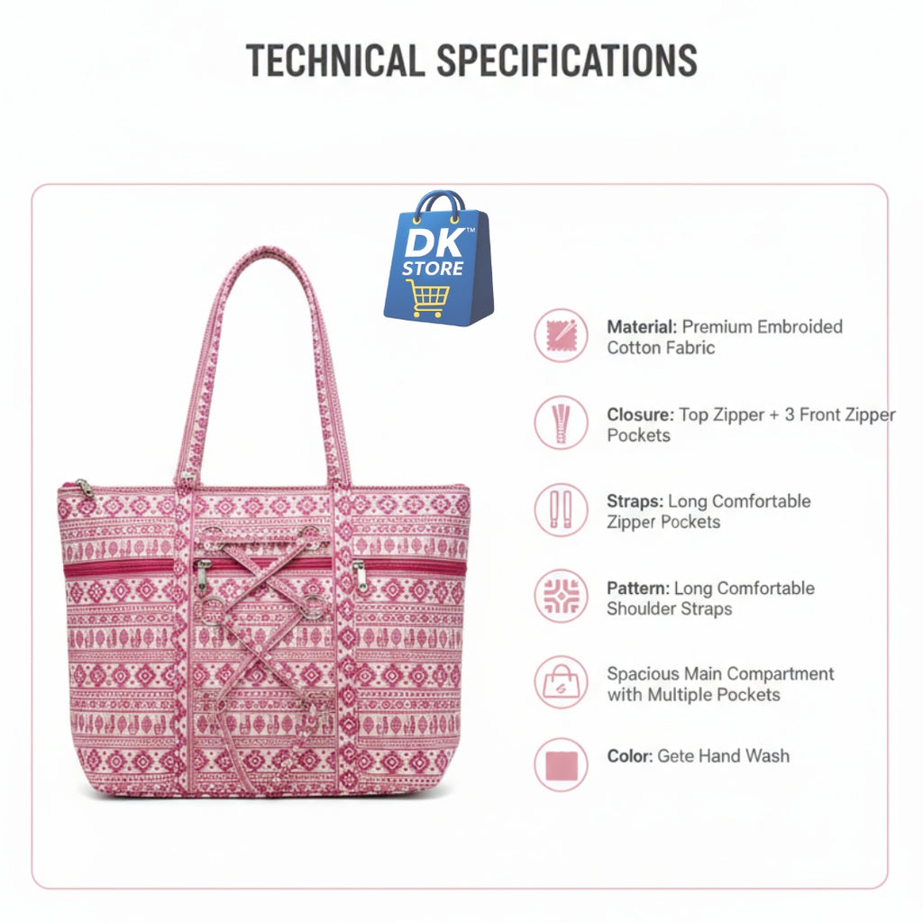 Women's Stylish Shoulder Handbag - Premium Quality Tote Bag with Multiple Compartments | Ladies Fashion Purse