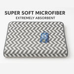 Coral Fleece Bath Towel 55x27in - Super Soft Quick Dry ( Black Color)