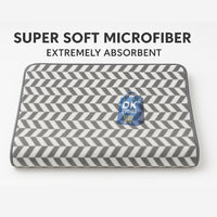 Coral Fleece Bath Towel 55x27in - Super Soft Quick Dry ( Black Color)