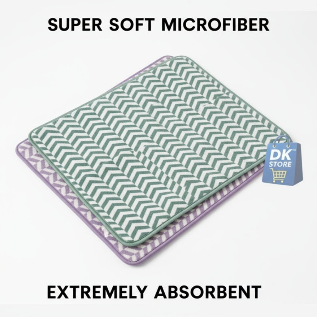 Coral Fleece Bath Towel 55x27in - Super Soft Quick Dry ( Purple, Green Color)