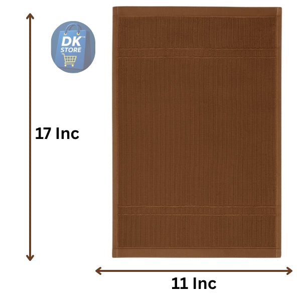 Cotton Hand Towel 11x17 inch - Super Soft Quick Dry ( Blue, Brown, Orange,White, Pink) (Pack 5)