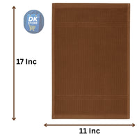 Cotton Hand Towel 11x17 inch - Super Soft Quick Dry ( Blue, Brown, Orange,White, Pink) (Pack 5)