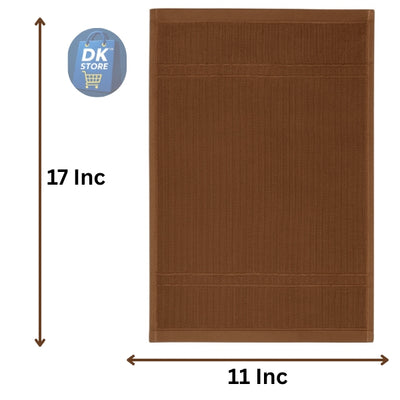 Cotton Hand Towel 11x17 inch - Super Soft Quick Dry ( Blue, Brown, Orange,White, Pink) (Pack 5)