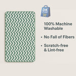 Coral Fleece Bath Towel 55x27in - Super Soft Quick Dry (Green Color)