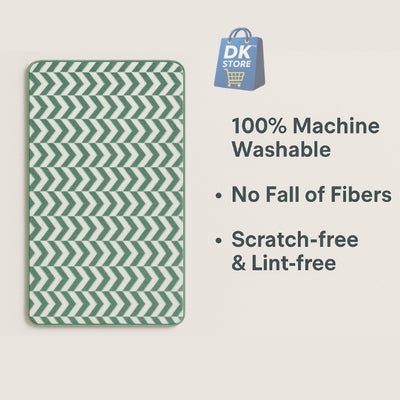 Coral Fleece Bath Towel 55x27in - Super Soft Quick Dry (Green Color)