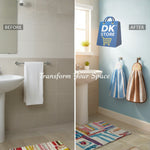 Microfiber Kitchen Towel with Loop - 38x28cm Quick Dry - Blue, Brown ( Pack of 2)