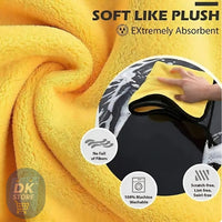 Premium Microfiber Cleaning Cloth – Dual-Sided, 30×40 cm, 500/600 GSM Multi Colour - DK Store