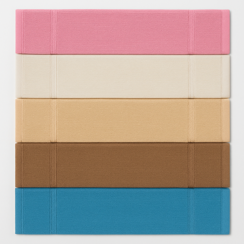 Cotton Hand Towel 11x17 inch - Super Soft Quick Dry ( Blue, Brown, Orange,White, Pink) (Pack 5)