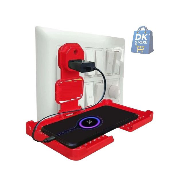 DK Store Foldable Strong Plastic Brass Pins Mobile Holder