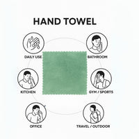 Premium Soft Microfiber Handkerchief – Quick Dry & Super Absorbent Rumal (24×24 cm, Multi-Color) (Pack Of 6) - DK Store