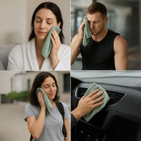 Premium Soft Microfiber Handkerchief – Quick Dry & Super Absorbent Rumal (24×24 cm, Multi-Color) (Pack Of 6) - DK Store