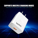 UBON MaxPro CH-163 47W Fast Mobile Charger Type-C Cable Wall Adapter