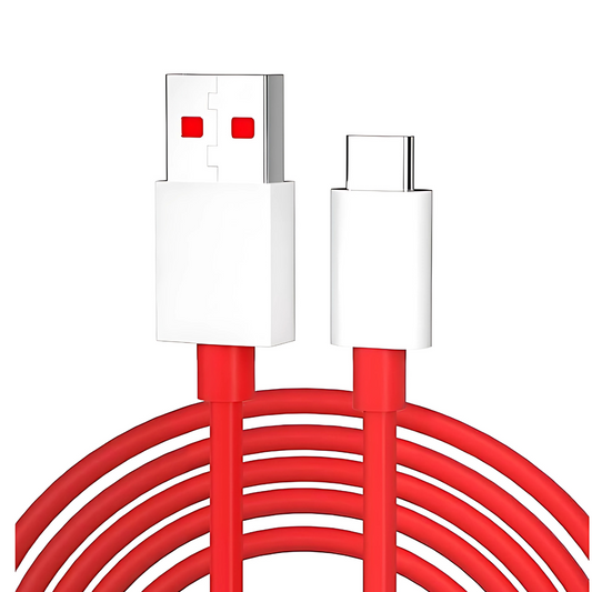 65W Rocket Type-C Cable WR-501 Fast Charging 1.8 Meter Red USB-C Data